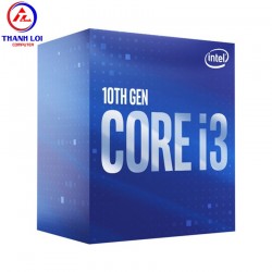 CPU Intel Core i3-10100 (3.6GHz turbo up to 4.3Ghz, 4 nhân 8 luồng, 6MB Cache, 65W) - Socket Intel LGA 1200 Tray Có Fan