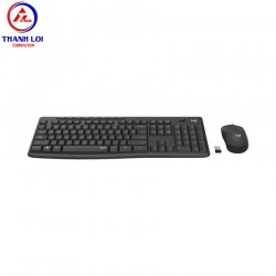 Bộ bàn phím chuột không dây Logitech MK295 màu đen (USB/SilentTouch) thumb