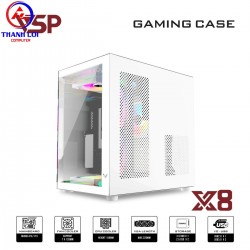 Vỏ Case Máy Tính X8 Trắng thumb