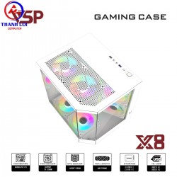Vỏ Case Máy Tính X8 Trắng thumb