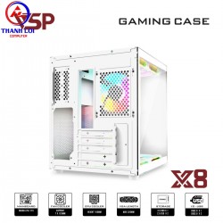 Vỏ Case Máy Tính X8 Trắng thumb