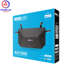 TotoLink X2000R - Router Wi-Fi 6 băng tần kép Gigabit AX1500 thumb