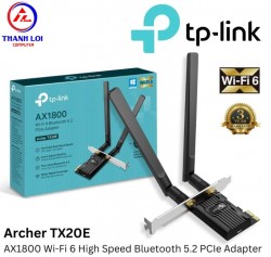 Card mạng PCIe Wi-Fi 6 AX1800 & Bluetooth 5.2 TPLink Archer TX20E