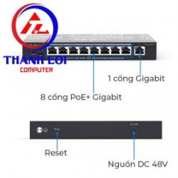 Switch POE 9 cổng RUIJIE REYEE RG-ES209GC-P thumb