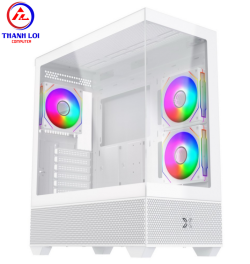 XIGMATEK ALPHARD ARTIC 3GF (EN43826) - GAMING ATX, KÈM 03 FAN XIGMATEK G20F