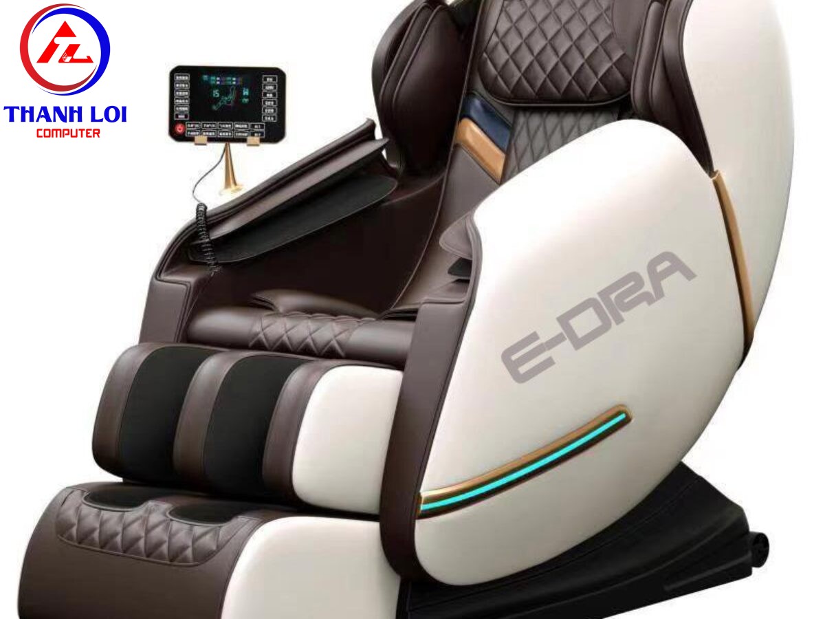 Ghế Massage Luxury E-Dra -Hestia EMC101 - Màu Trắng Nâu
