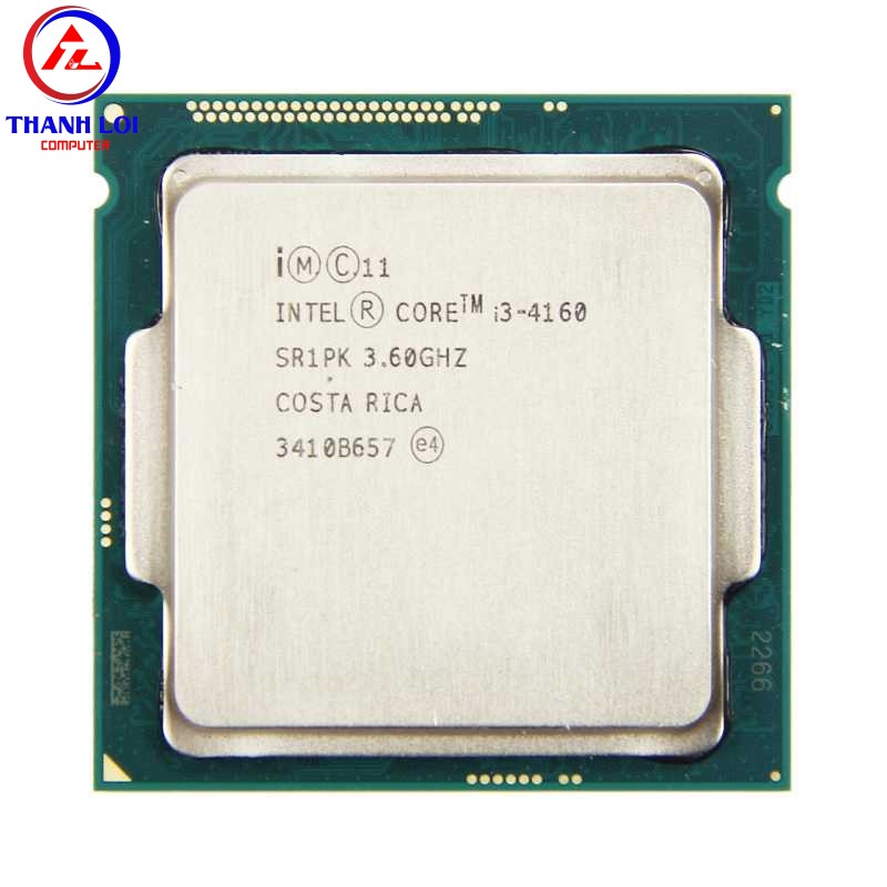 CPU Intel Core i3 4160 (3.60GHz, 3M, 2 Cores 4 Threads) CPU Cũ Không Quạt