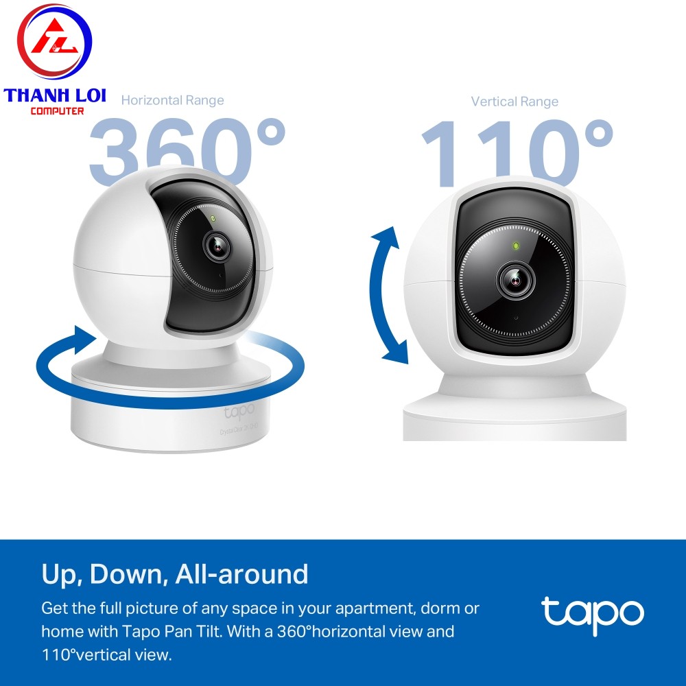 Tapo C222 - Camera AI Wifi An Ninh Gia Đình Quay Quét