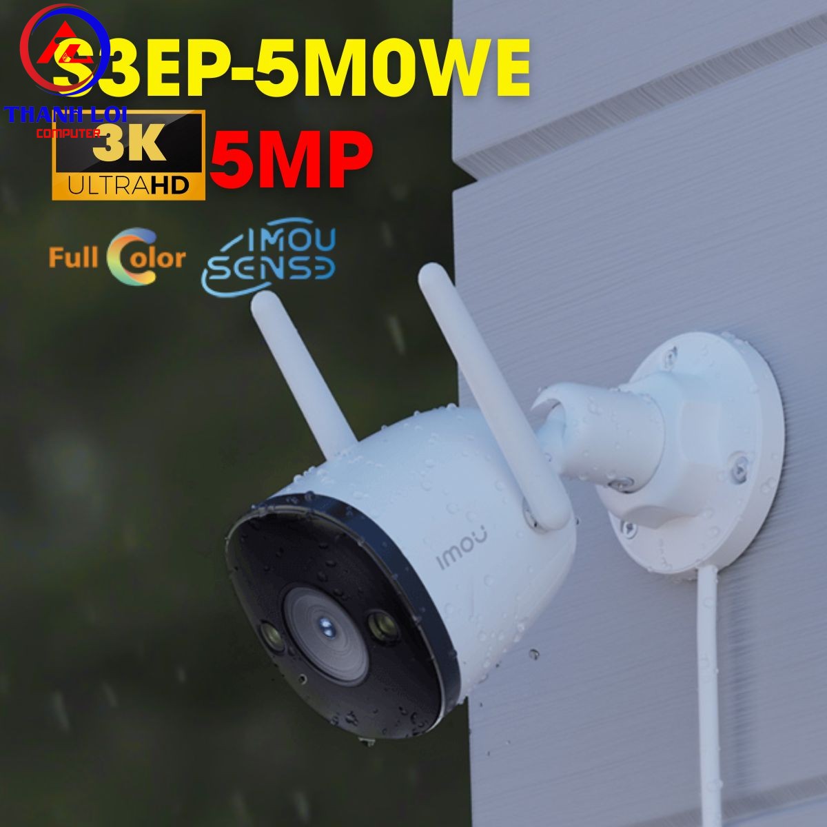 Camera IPC-S3EP-5M0WE (Bullet 3 5MP) - Tặng thẻ nhớ 64Gb