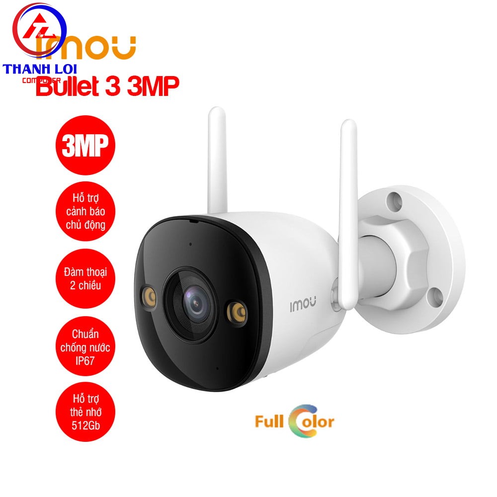 Camera Wifi IPC-S3EP-3M0WE góc rộng, công nghệ mới , Full color 3.0MP