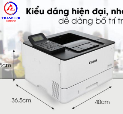 Máy in laser đen trắng Canon LBP 243DW II (In đảo mặt| A4| A5| USB| LAN| WIFI)