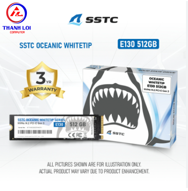 Ổ cứng SSD SSTC E130 512GB | PCIe Gen3 x4 NVMe, M.2 2280 (E130-512GB)