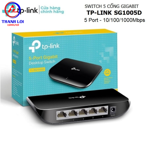 TPLink TL-SG1005D Switch Để Bàn 5-Cổng Gigabit