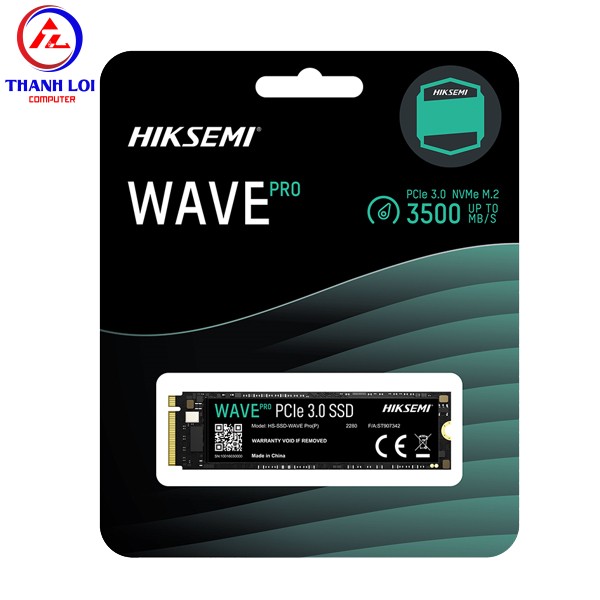 Ổ SSD HIKSEMI HS-SSD-WAVE Pro 1Tb (NVMe PCIe/ Gen3x4 M2.2280/ 3520MB/s/ 2900MB/s)