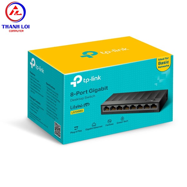 Switch Để Bàn 8 Cổng 10/100/1000Mbps TPLink LS1008G