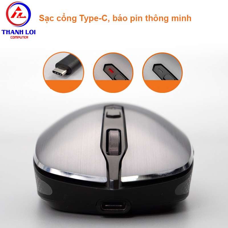Chuột Không Dây Newmen F900S Dualmode Wireless/ Bluetooth