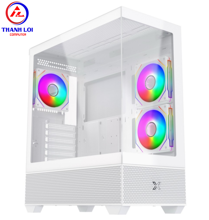 XIGMATEK ALPHARD ARTIC 3GF (EN43826) - GAMING ATX, KÈM 03 FAN XIGMATEK G20F