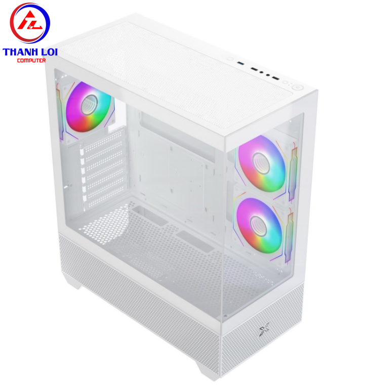 XIGMATEK ALPHARD ARTIC 3GF (EN43826) - GAMING ATX, KÈM 03 FAN XIGMATEK G20F